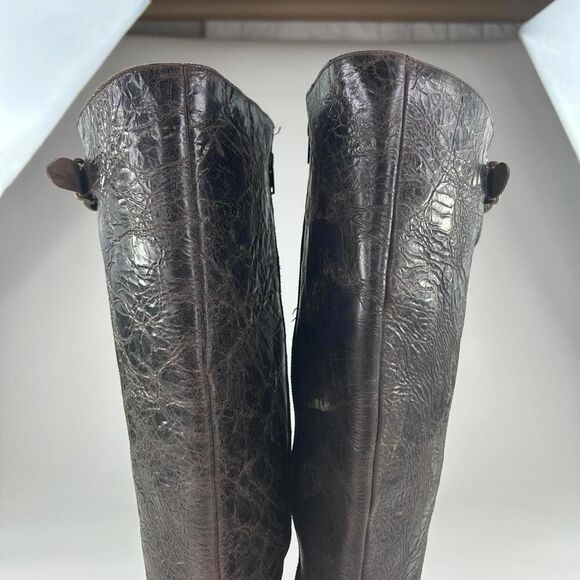 Sonora Double H DH 5221 Women's US 10 M Distressed Brown Leather Cowboy Boots - Picture 9 of 14